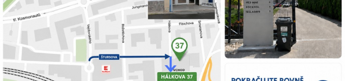 PŘÍJEZDOVÁ MAPA K ROCKFOIL CENTRU